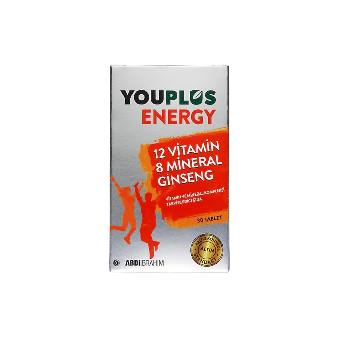 Youplus Energy Vitamin & Mineral Complex – 30 Tablets