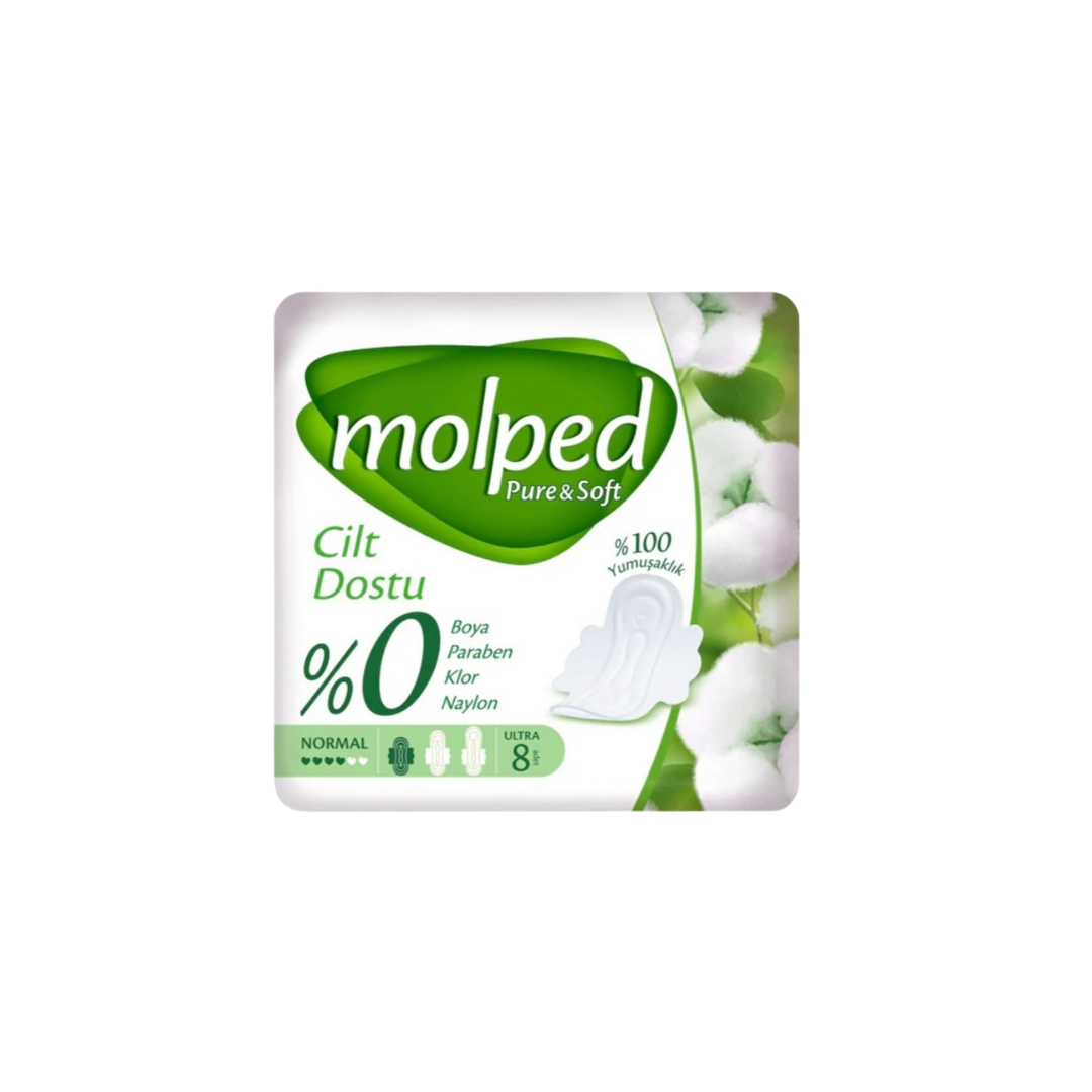 Molped Pure & Soft Normal – 8 Pads