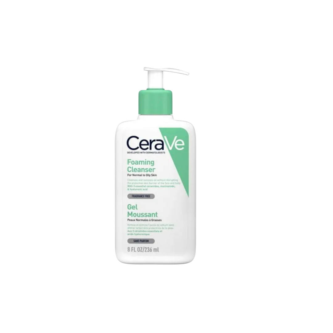 CeraVe Foaming Cleanser – Normal to Oily Skin – 236 ml