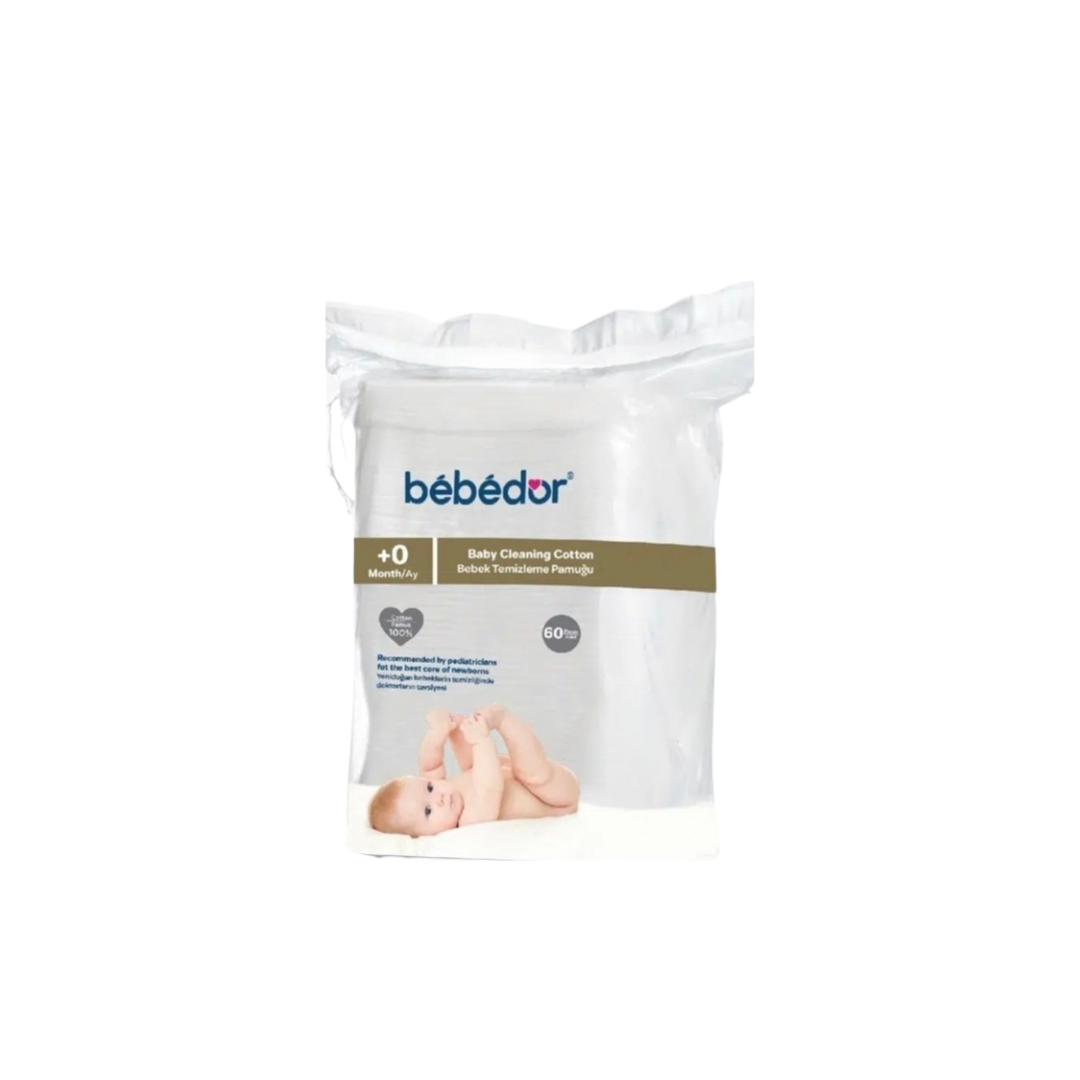 Bebedor Baby Cleansing Cotton – 60 Pieces