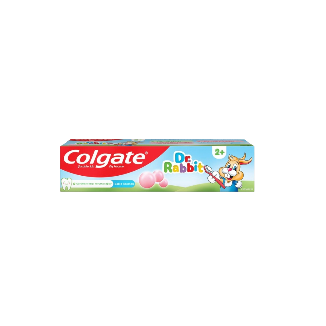 Colgate Dr. Rabbit Kids Toothpaste 2+ – Bubble Gum Flavor – 50 ml