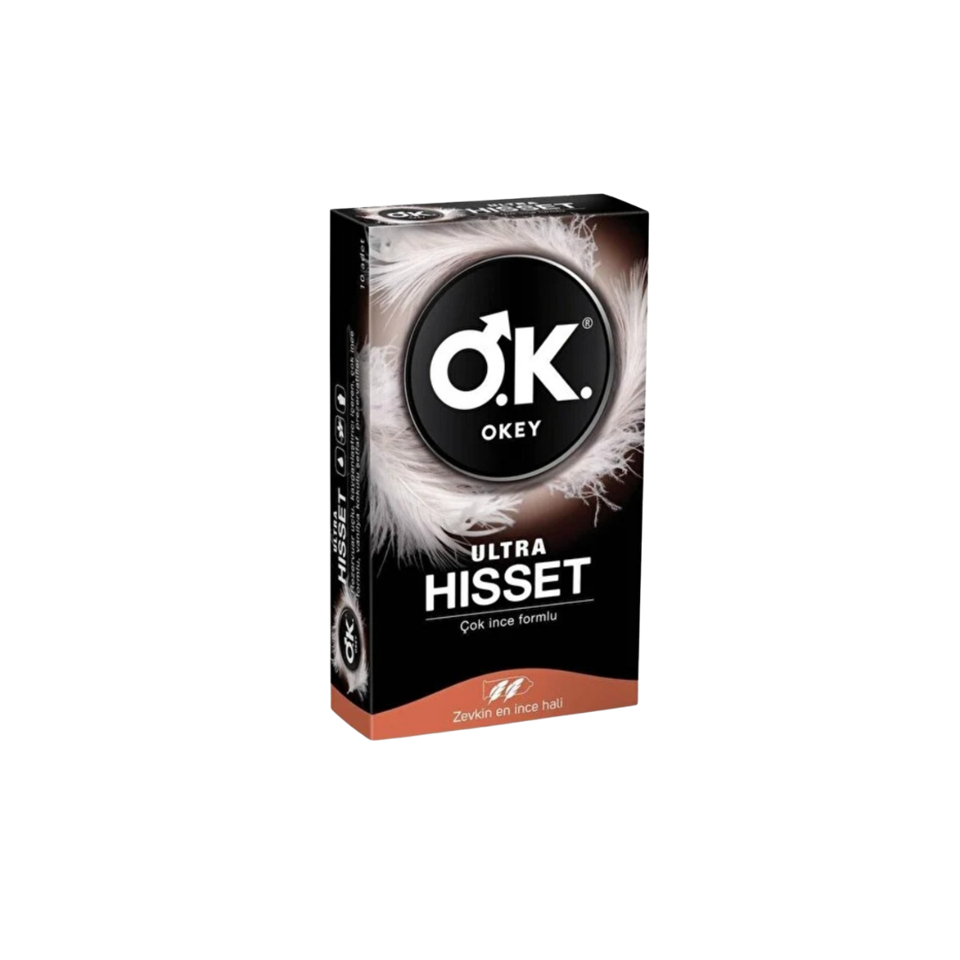 Okey Ultra Sensitive Condoms – 10 Pieces