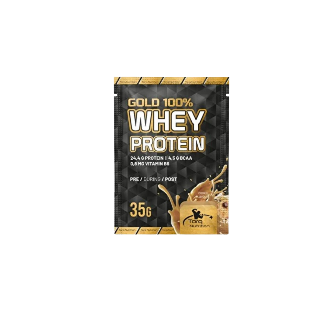 Torq Nutrition Gold Whey Protein – 35 g (Cookie Flavor)