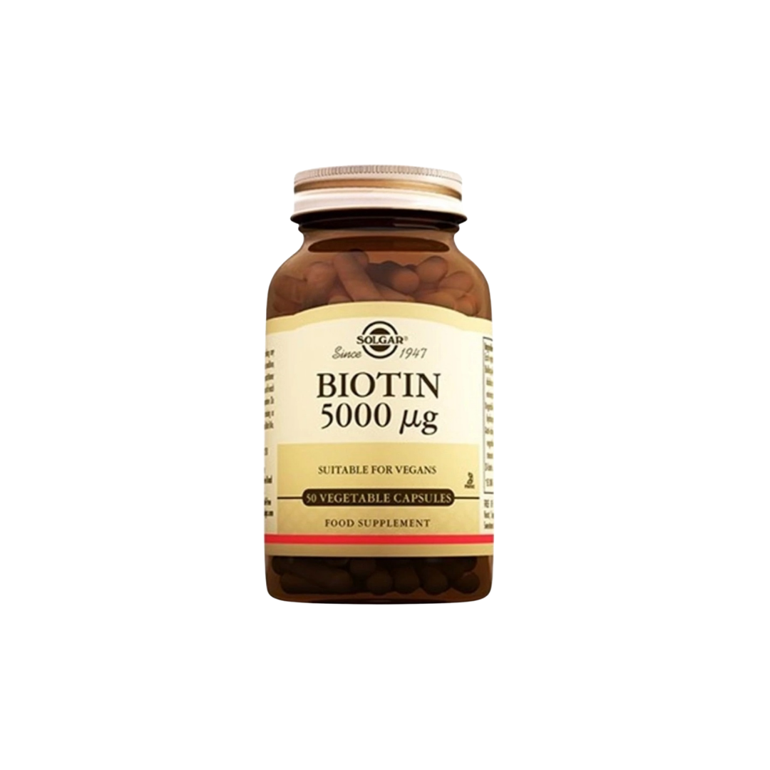 Solgar Biotin 5000 mcg – 50 Capsules