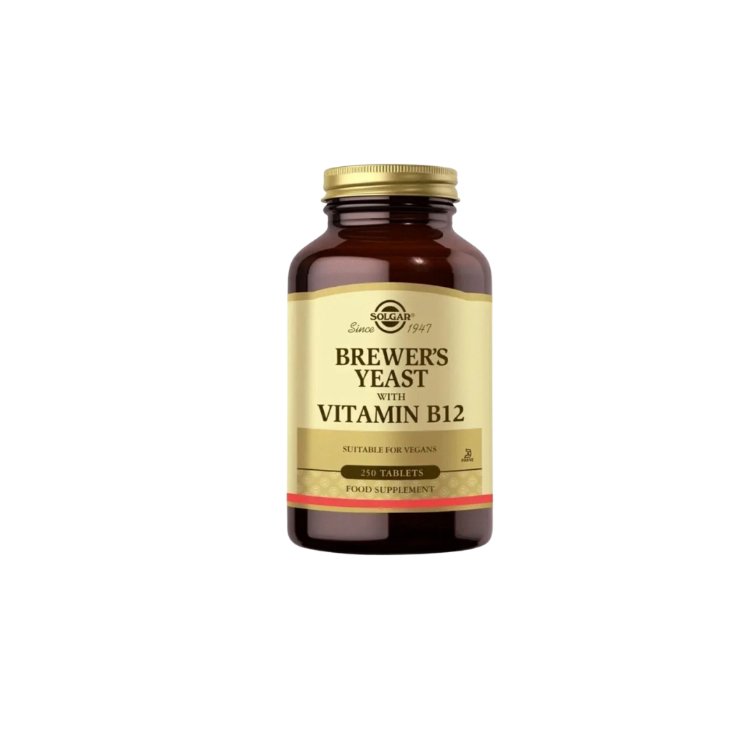 Solgar Brewer’s Yeast with Vitamin B12 – 250 Tablets