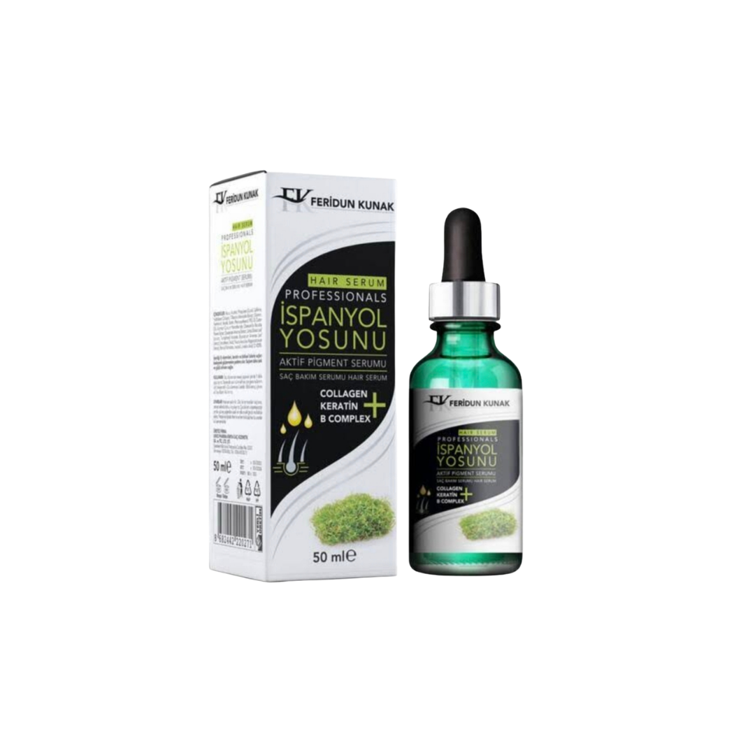 Feridun Kunak Spanish Moss Collagen Keratin B-Complex Hair Serum