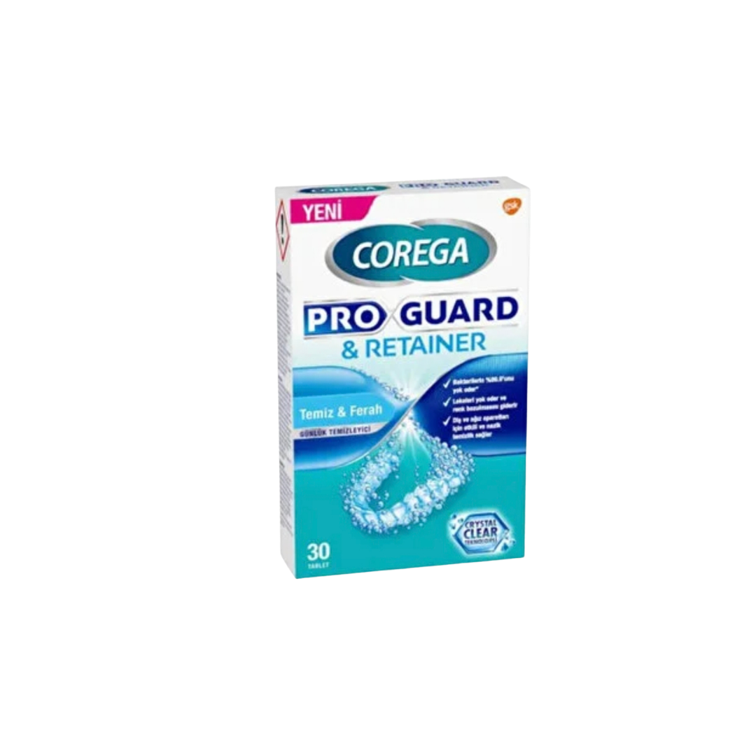 Corega Proguard & Retainer Cleanser – 30 Tablets